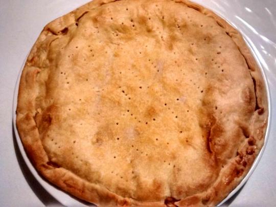 Calzone di carne e spinaci