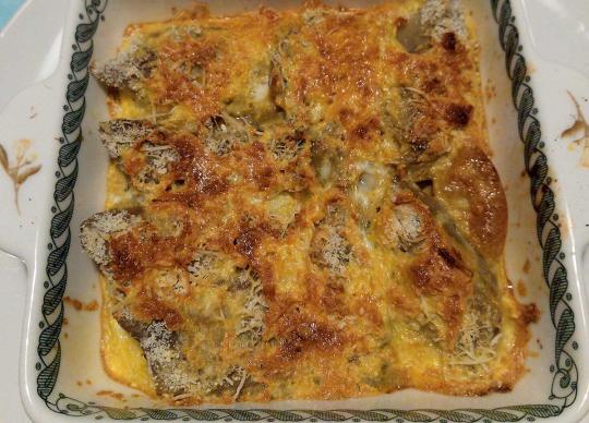 Carciofi gratinati all’uovo