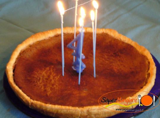 Crostata di ricotta al caffè