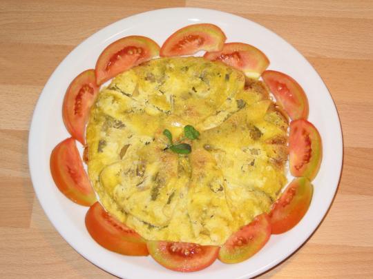 Finta frittata di carciofi al microonde