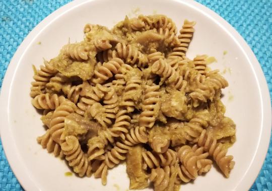 Ricetta pasta condita con crema di carciofo per bambini